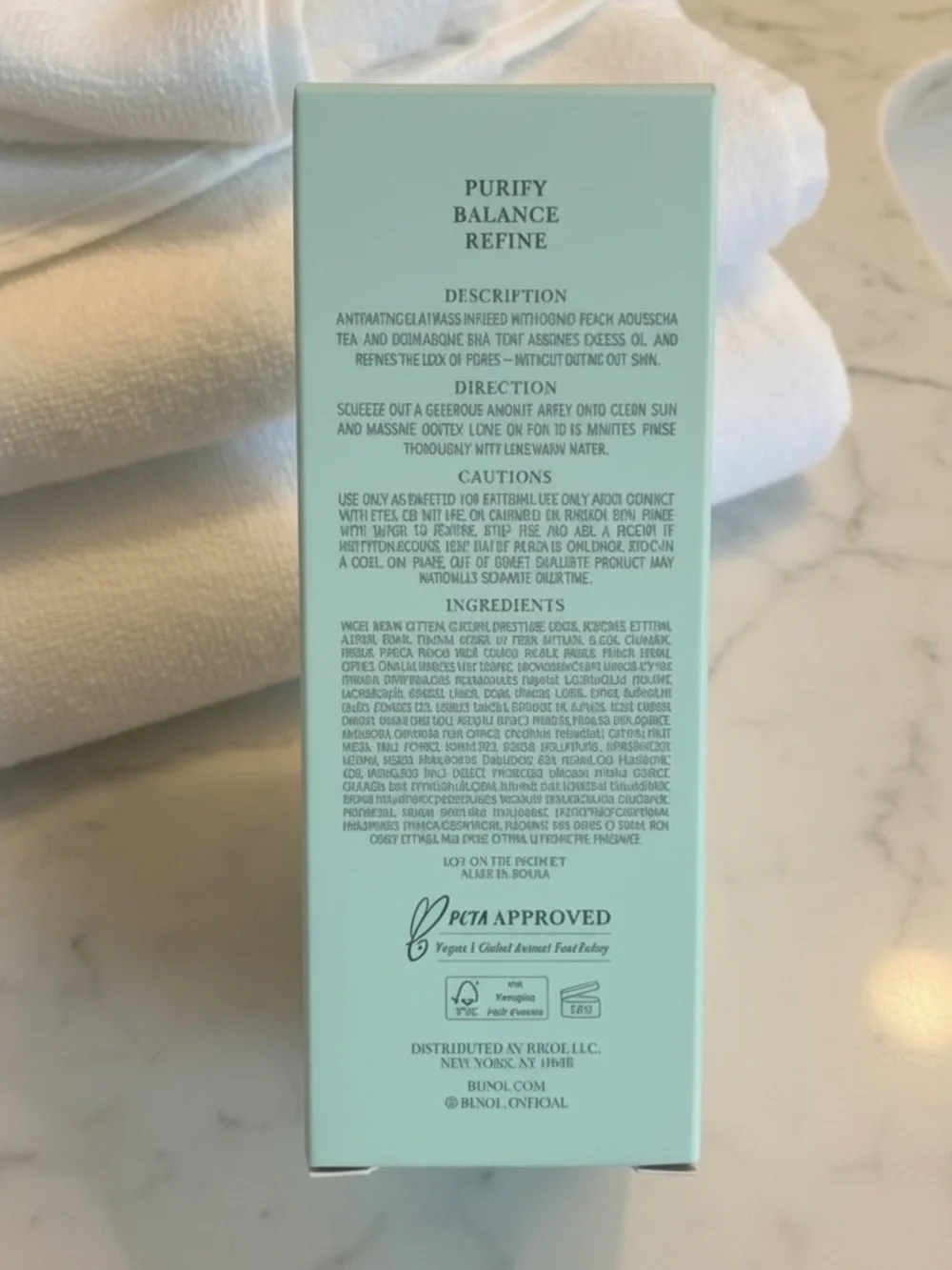 BYROE Peach Kombucha Purifying Clay Mask 80g Full Size - NEW